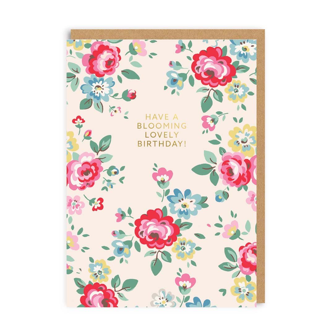 Have A Blooming Lovely Birthday Greeting Card