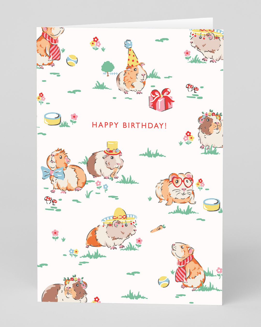 Carte anniversaire Animal Piggyback Ohh Deer! - Pastel Shop