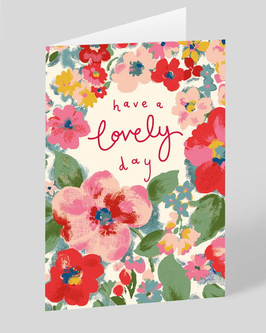 Personalised Have A Lovely Day Greeting Card