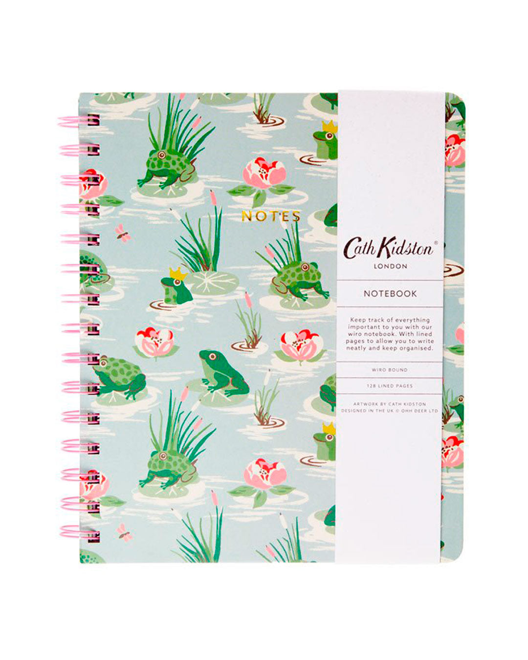 Cath Kidston Autumn Frogs Wiro Notebook