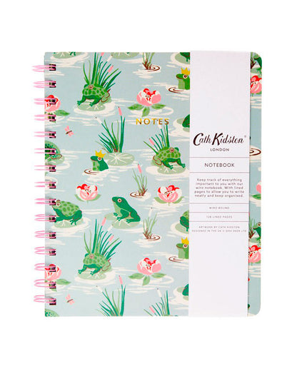 Cath Kidston Autumn Frogs Wiro Notebook