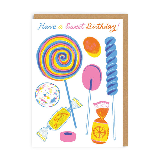 Sweetest Birthday Candy Greeting Card