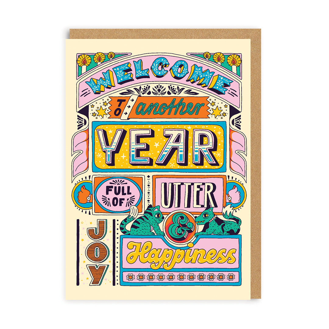 Another Year Full Happiness Card