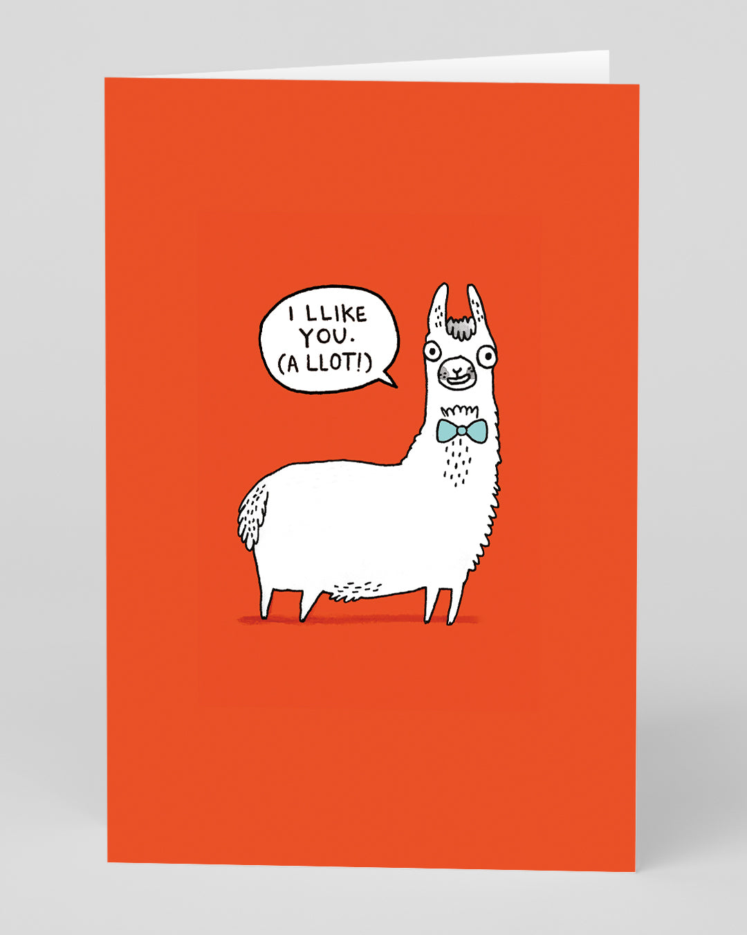 Personalised Like You Llama Greeting Card
