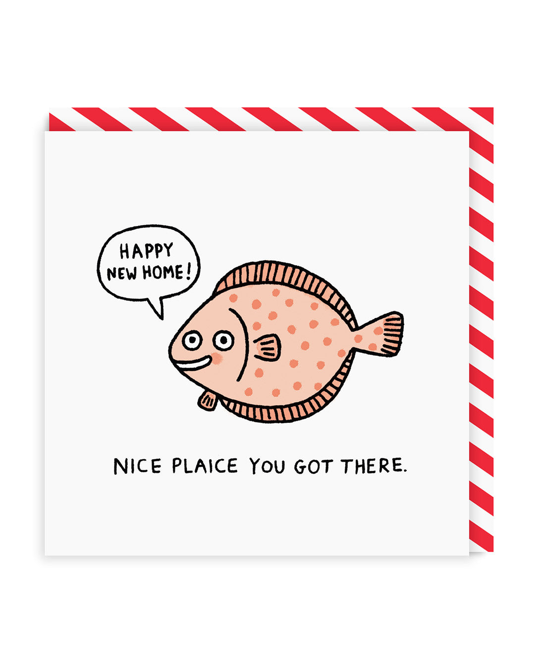 Nice Plaice You Got There New Home Greeting Card