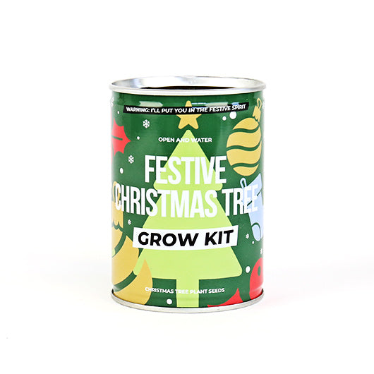 Festive Christmas Tree Grow Kit Tin