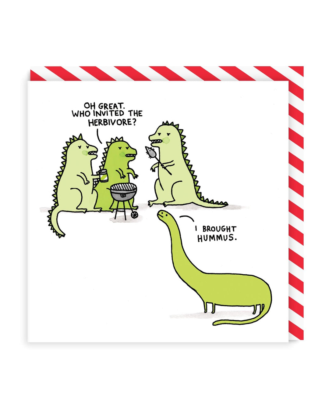 Herbivore BBQ Greeting Card