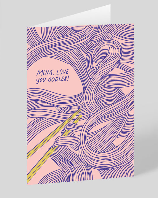 Personalised Mum Love You Oodles Mother's Day Card