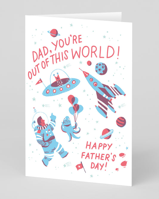 Out Of This World Father's Day Card