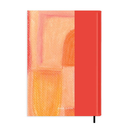 Abstract Pastels Personalised Notebook A5