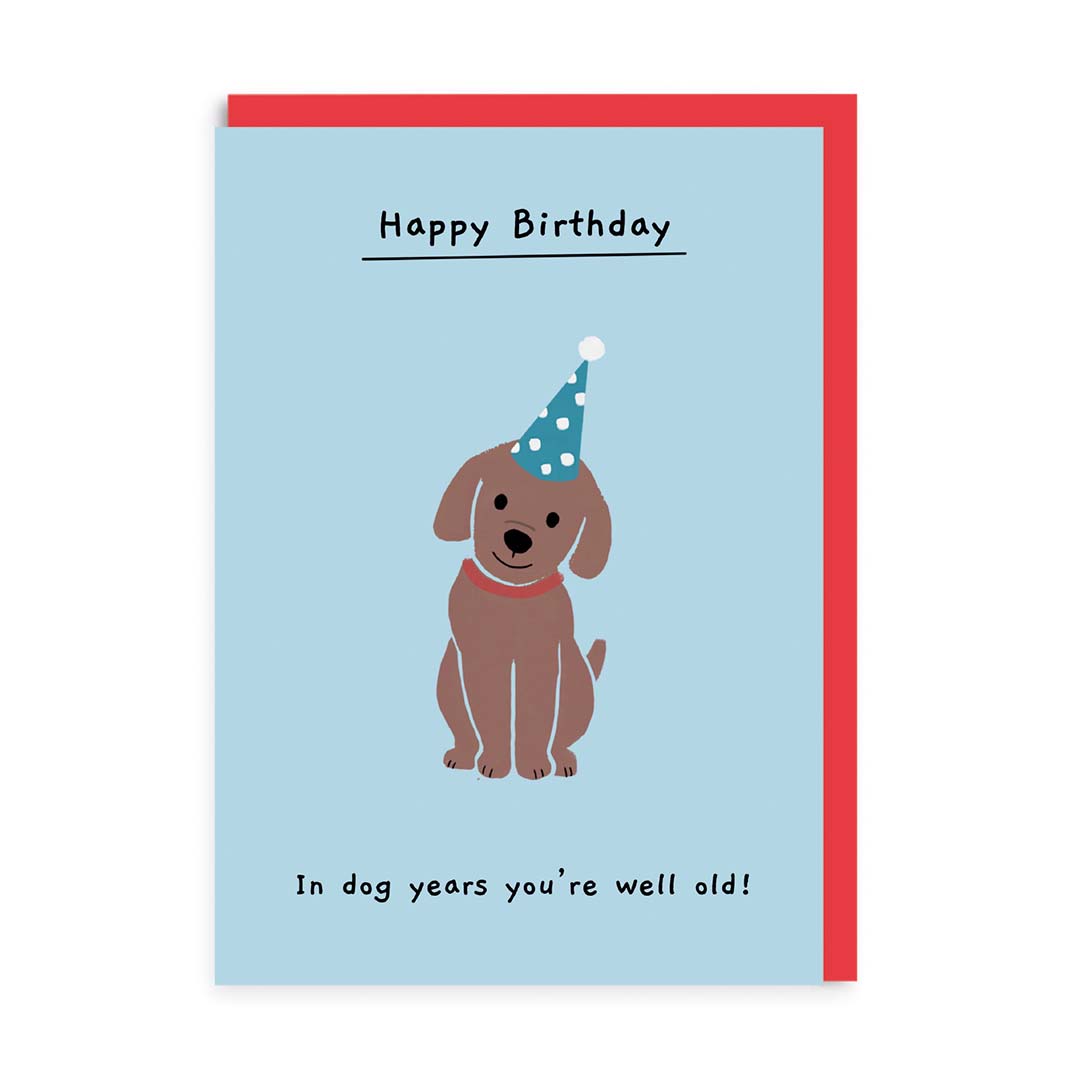 In Dog Years Birthday Card