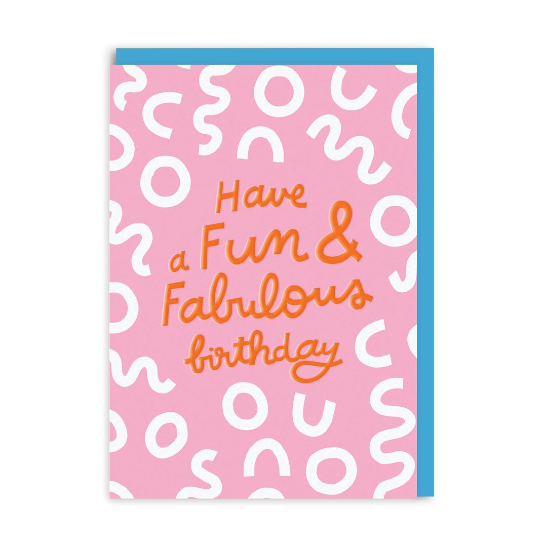 Fun Fabulous Birthday Greeting Card