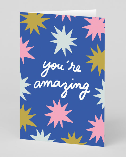 Personalised You're Amazing Greeting Card