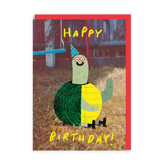 Tortoise Happy Birthday Card