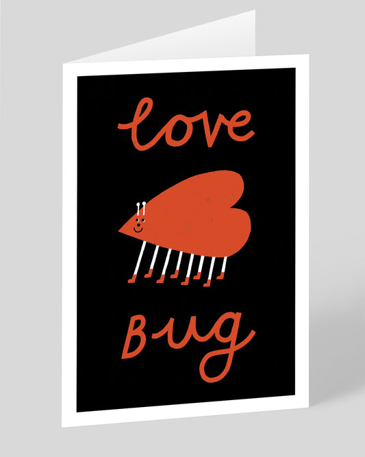Personalised Love Bug Greeting Card