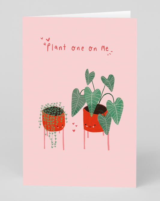 Personalised Plant One On Me Card