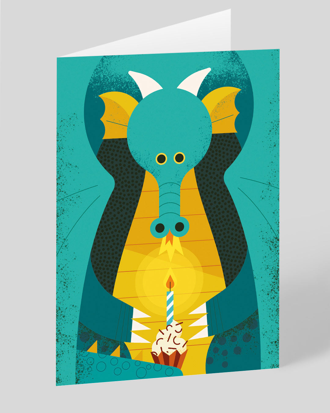 Personalised Birthday Dragon Greeting Card