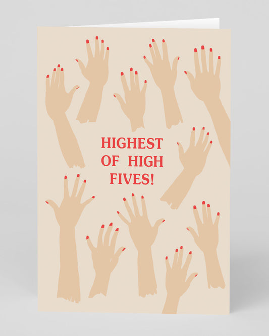 Highest of High Fives Congratulations Card