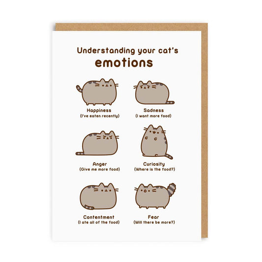 Understanding Your Cat's Emotions Greeting Card