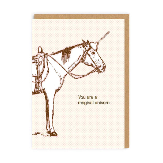 Magical Unicorn Greeting Card