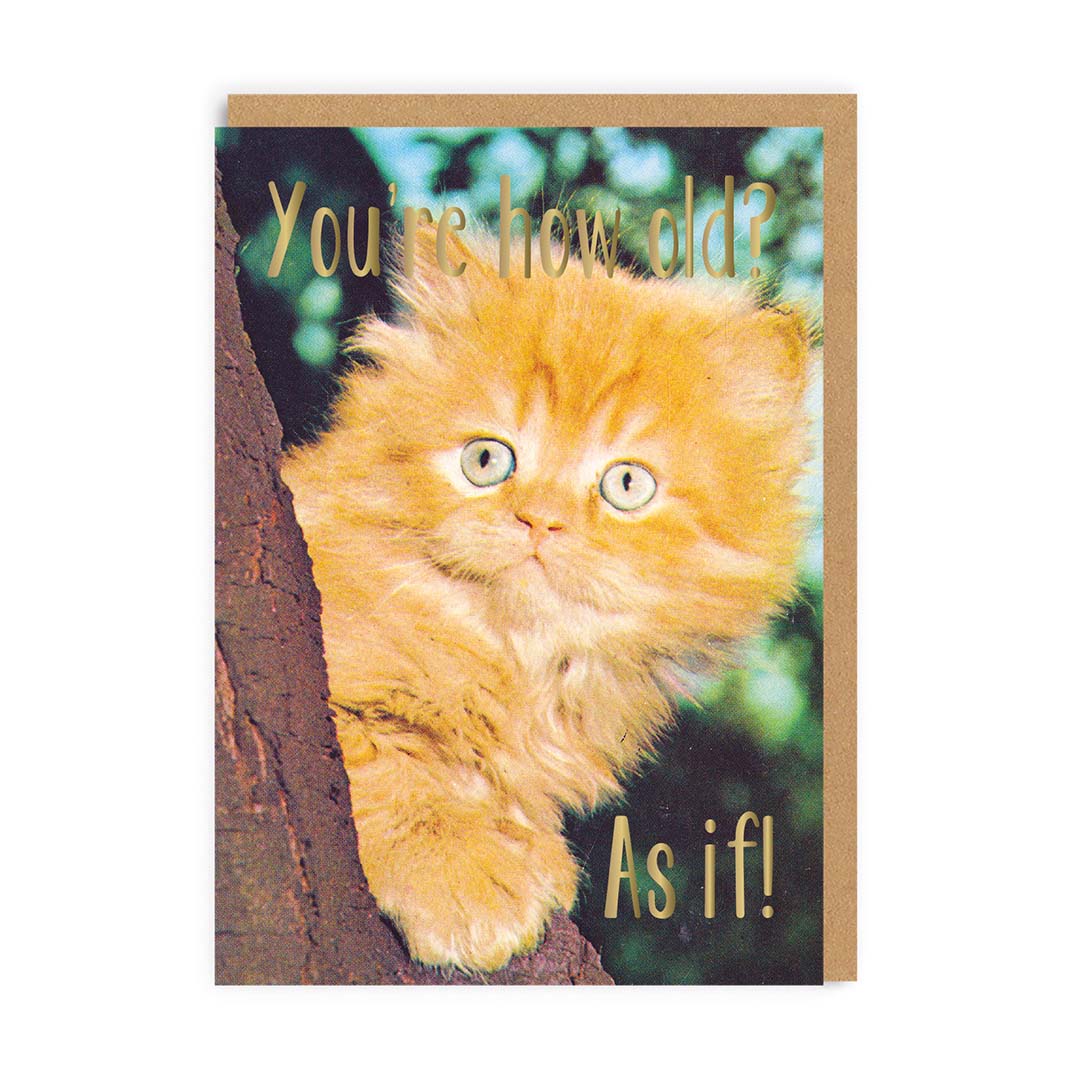 Youre How Old Greeting Card