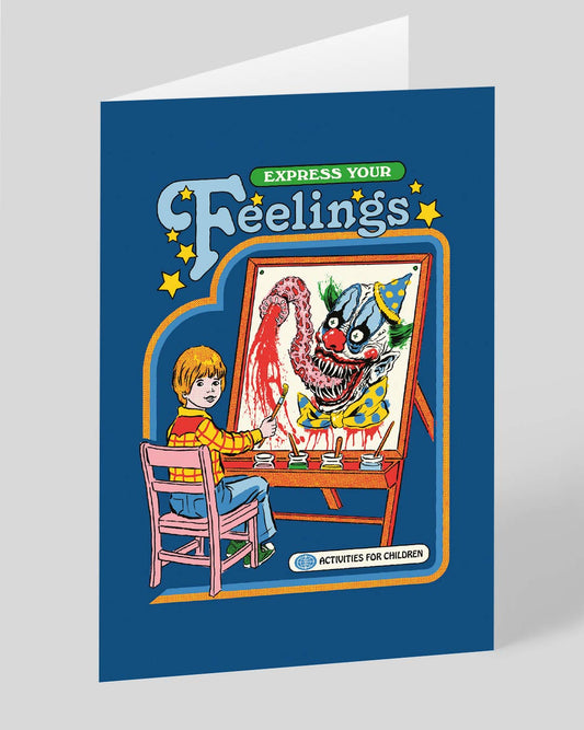 Personalised Express Your Feelings Greeting Card
