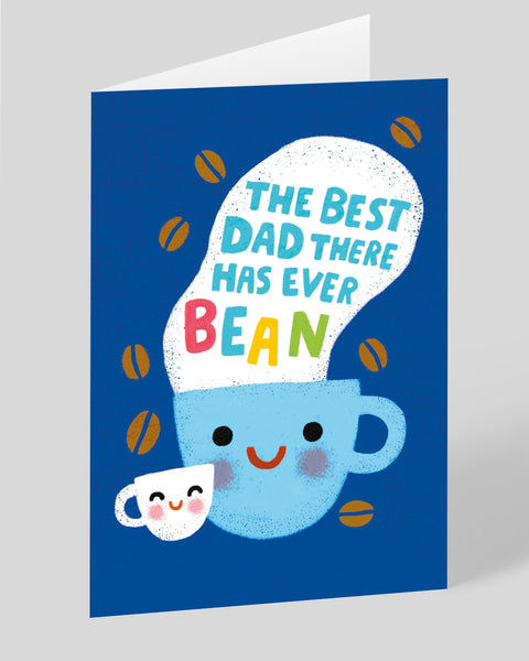 Personalised Best Dad There's Ever Bean – Ohh Deer