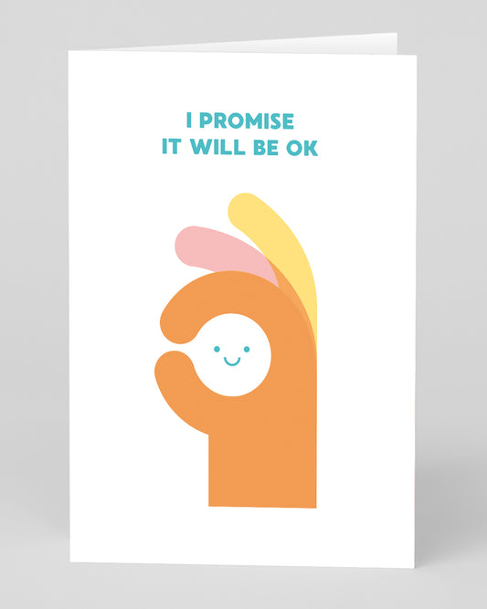 Personalised It Will Be Ok Sympathy Card