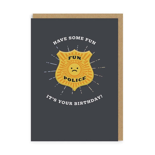 Have Some Fun It's Your Birthday Woven Patch Card