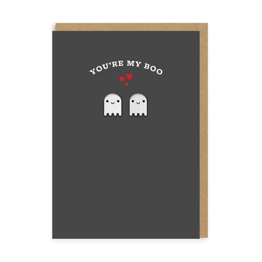 Ghosts You're My Boo Woven Patch Card