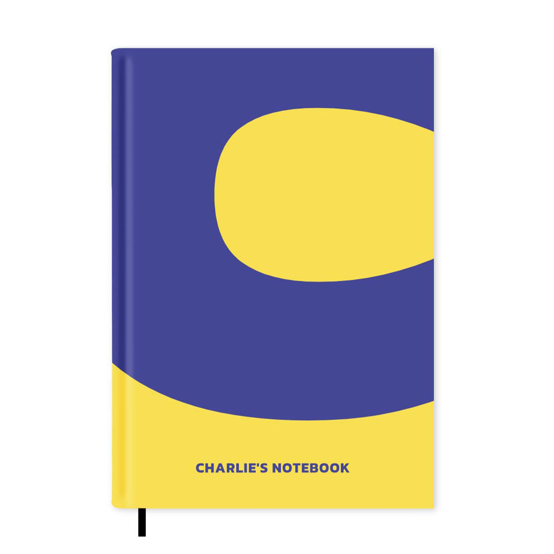 C is For Personalised Notebook A5