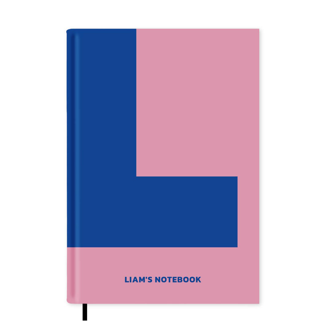 L is For Personalised Notebook A5