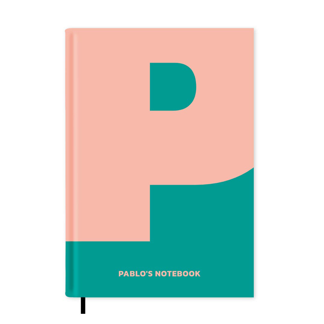 P is For Personalised Notebook A5