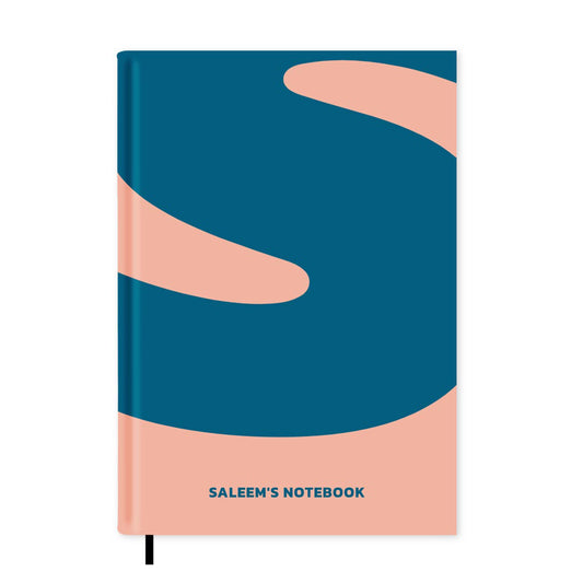 S is For Personalised Notebook A5