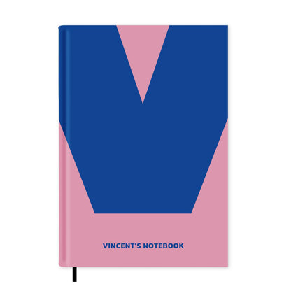 V is For Personalised Notebook A5