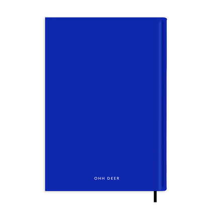 Ultramarine Blue Personalised Notebook A5