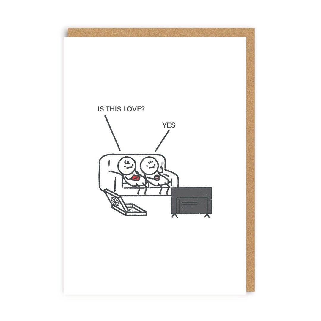 Is This Love Greeting Card
