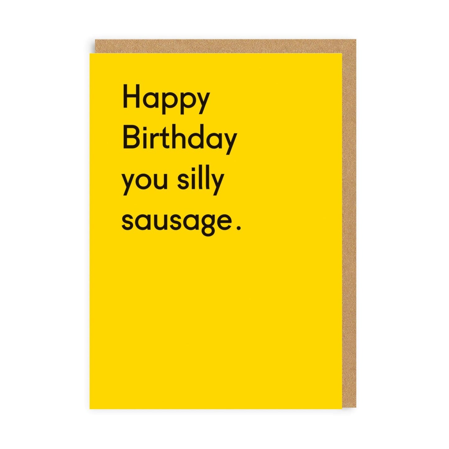 Silly Sausage Birthday Greeting Card