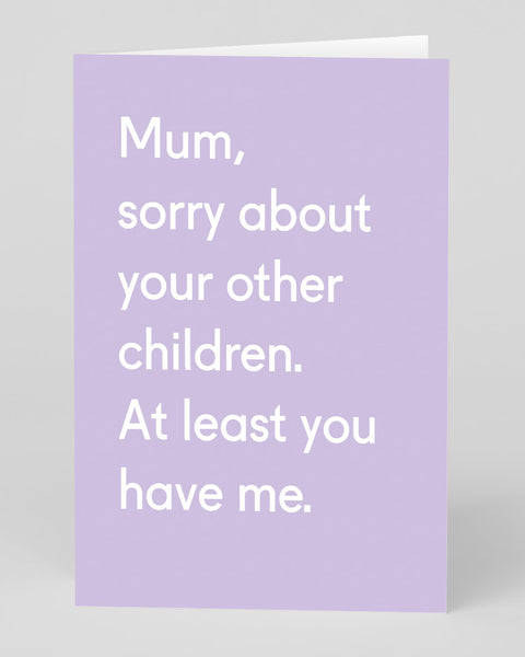 Muttertagskarte, Aufschrift "On The Ceiling, Amazing, Open, 159 X 235 Mm