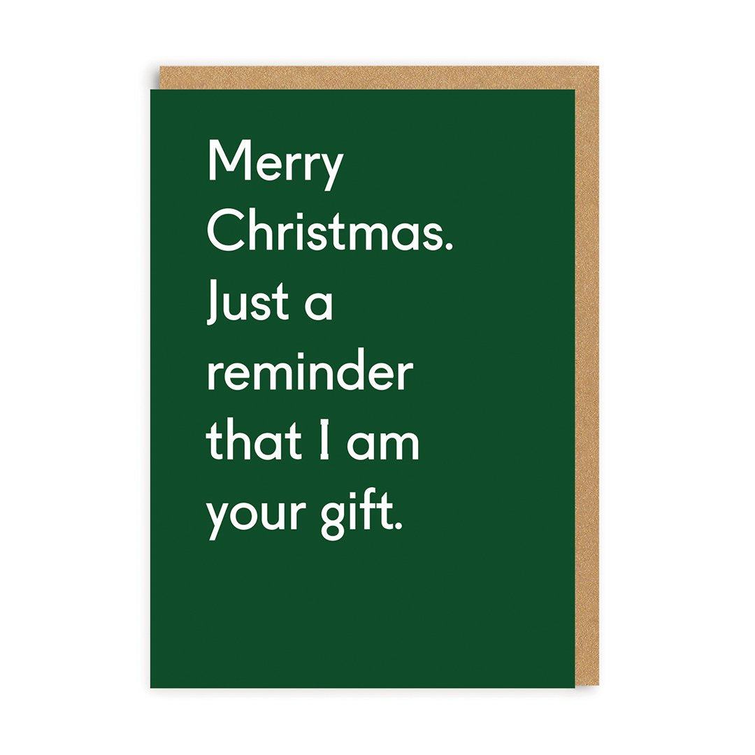 I Am Your Gift Christmas Card