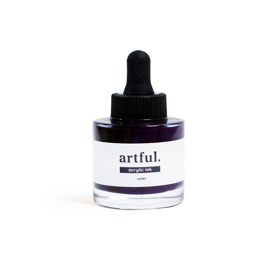 Artful Violet Acrylic Ink 30ml pot