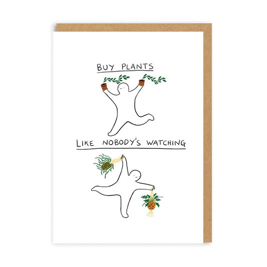 Buy Plants Greeting Card