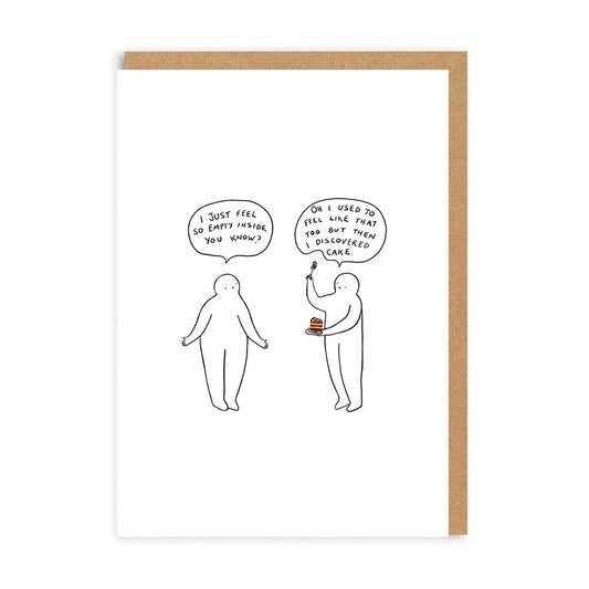 I Discovered Cake Greeting Card