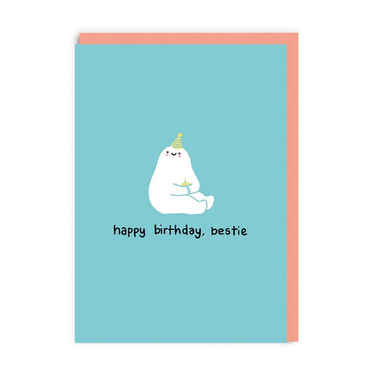 Happy Birthday Bestie Greeting Card