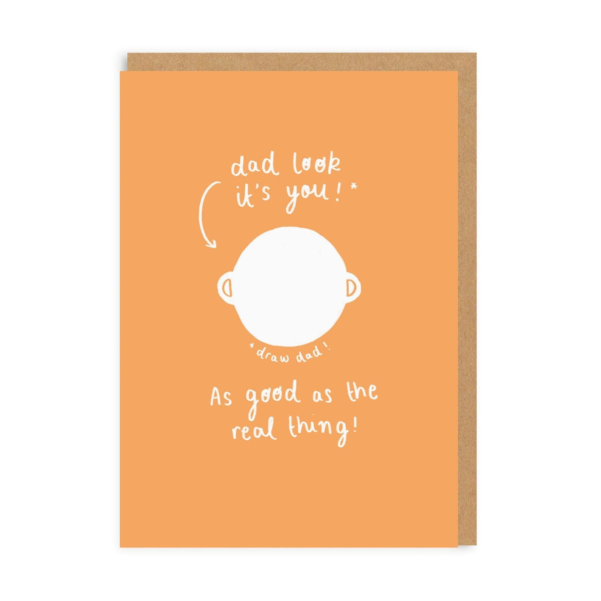 Draw Dad Greeting Card