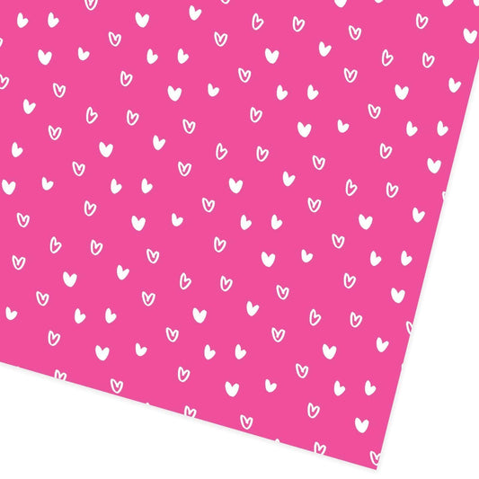 Neon Heart Wrapping Paper
