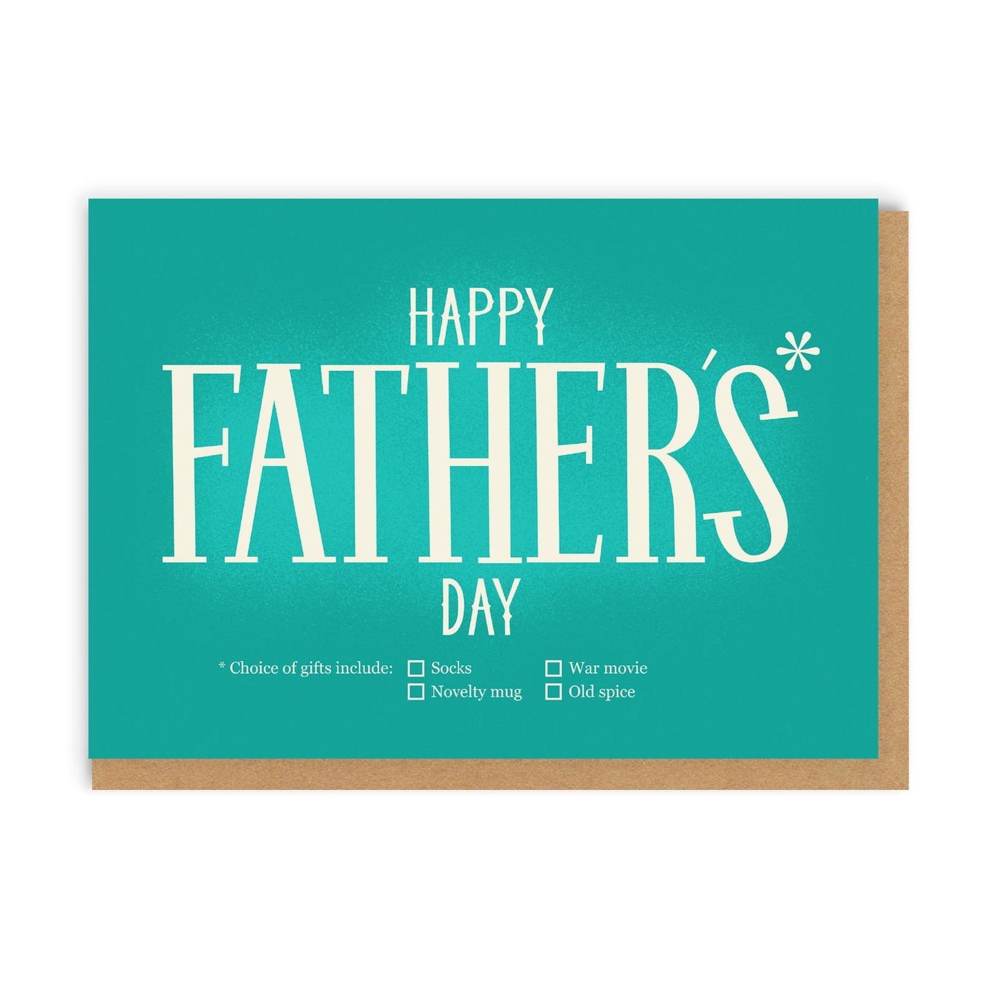 Choice of Gift Father's Day Card