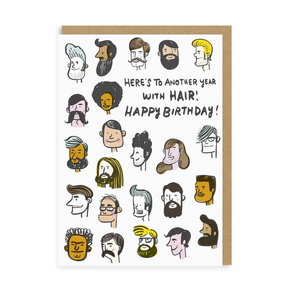 Another Year Hair Birthday Greeting Card