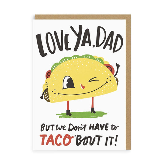 Dad Taco Greeting Card