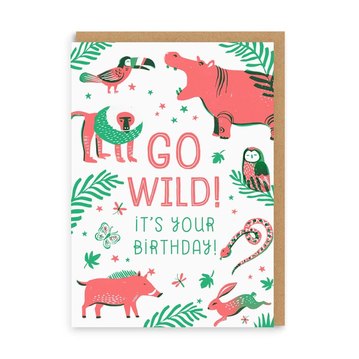 Jungle Birthday Greeting Card